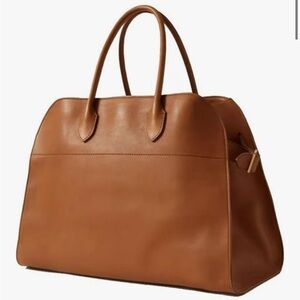 Brand New Elegant Tan Leather Tote Bag
